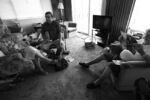 Cohen goes over catalog items with Helen "Bunny" Kelley and George Kelley.