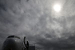 U.S. Democratic presidential candidate Hillary Clinton boards her campaign plane in White Plains, New York September 6, 2016.