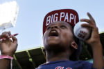 Farewell Big Papi - career final season of slugger David Ortiz
A fan cheers as Boston Red Sox designated hitter David Ortiz walks onto the field before a baseball game at Fenway Park.