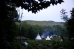 Campsites are established for the gathering, latrines are dug, and an elaborate filtration system is erected to bring water from nearby streams. Each campsite has an identity and a name — there are the religious ones like Om Shalom and Promised Land alongside secular versions such as Fat Kids and Nic@Nite.