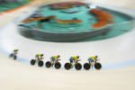 2016 BPPA PICTURES OF THE YEAR CONTEST IPTC CAPTION TEMPLATE
The Australian women's sprint cycling team practice inside the Rio Olympics Barra Velodrome in Rio de Janeiro, Brazil on August 4, 2016. The opening ceremonies for the Olympics are in one day.