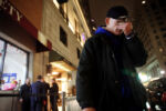 Paul, a homeless man that identified himself as "Cowboy" panhandles on Tremont Street. He said heÕs been homeless for five years. On a good night, he can make about $30.