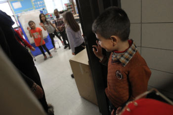 The Last Refugee: Through the Closing Door
6. Six year old Ali Hayani is given a warm welcome by his new multicultural classmates.