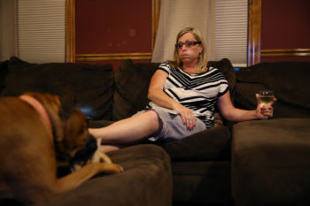 Roberta decompressed after putting Connor to bed at their home. It was a stressful day, Connor had yelled and sworn at her when she said balloons were not allowed at his new school. Her family worries about the impact of Connor's behavior on her. "She handled more than most people could ever handle,'' said her sister, Shawna Bickford. "She was close to breaking point'' before Connor moved out. Now her stress level "is not at a ten constantly. She is at five,'' she said.