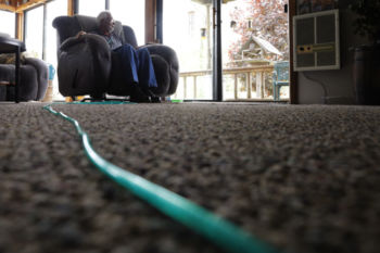 Retired coal miner Ken Adams has complicated Black Lung disease and lives connected to oxygen 24 hours per day at his home in Princeton, West Virginia, U.S., May 17, 2018. Adams, a 62-year-old former miner who survived stage-four colon cancer and is now suffering advanced black lung, had his first application for health benefits rejected two years ago, and is hoping his latest application will be approved to help them pay medical bills of more than $12,000 a month. "If he doesn’t get his medicine," his wife said, "he doesn’t stand a chance."