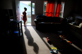 Patricia stood at the doorway keeping a watchful eye on Camila as she played with a neighbor's child. It's hard for Patricia not to think about the many opportunities her daughter has in the United States that would be out of reach in Honduras, where, in 2013, children only attended school for seven and a half years on average. Children in Honduras also are at daily risk from random and targeted criminal threats.