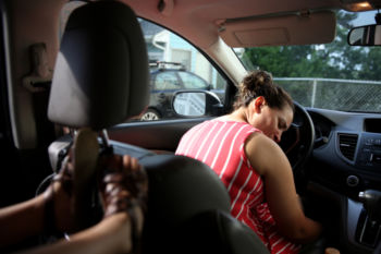 After a full day of work, Patricia rested her head on the steering wheel for a moment after picking up Camila from the babysitter. Since the TPS decision has come down Patricia has been plagued by questions and what-ifs. Will immigration agents kick in her front door and drag her out in handcuffs? Will they come get her at work? If they do, what about her daughter? Who would care for her? Here in the US she has a life. Here, she is free. Here, she is home. But for how long?