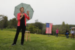 Democratic 2020 U.S. presidential candidate and U.S. Senator Elizabeth Warren speaks at a campaign house party in Hampton Falls, New Hampshire, September 2, 2019.