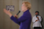 Democratic 2020 U.S. presidential candidate and U.S. Senator Elizabeth Warren speaks at a SEA/SEIU Local 1984 Member Town Hall in Concord, New Hampshire, November 13, 2019.