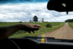 Cadott, WI, 08/22/2019 -- Dairy farmer Les Danielson drives down a road in Cadott. ÒI donÕt know what socialism is if itÕs not receiving a check from the government,Ó said Danielson, 49, who lives in Cadott, another farming community about 30 minutes away from Bloomer, and grows corn and soybeans. He does not support Trump or his tariffs, and he believes more farmers will see things his way as the trade wars drag on. ÒWeÕre losing all this money,Ó he said, Òand weÕre just supposed to like, be patriotic?Ó
As the 2020 election approaches, though, many farmers still support the president. A survey of 1,138 farmers in September by the Farm Journal found 76 percent of them either strongly or somewhat approve of TrumpÕs presidency, even though his policies have hurt their pocketbooks directly.