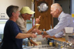 Democratic 2020 U.S. presidential candidate and former U.S. Vice President Joe Biden orders an ice cream cone during a campaign stop at Annabelle’s Natural Ice Cream in Portsmouth, New Hampshire, July 12, 2019.