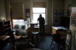 Boston, MA - 10/15/2020: Scott Ferson, founder of Liberty Square Group, works in his office on the fifth floor of 4 Liberty Square. On March 15, Ferson sent employees of his political consulting firm home. And like so many other companies he discovered that people could work just as well remotely. That revelation has prompted Ferson and other business owners to reevaluate their use of office space.
Perhaps, Ferson reflected, the office becomes Òa place peopleÊwantÊto go to É rather than a place theyÊhaveÊto go to.Ó