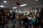 From 2015-2016 alone Venezuela saw a 65% increase in maternal mortality according to Amnesty International. Then again in 2018 Venezuela saw another 65% increase in maternal mortality over the previous year according to a report from the University of Miami. The main causes, a lack of medicine and a lack of doctors. Dr. Luisangela Correa is an Emergency General Surgeon that supports Ob/Gyn in the Concepción Palacios Maternity Hospital in Caracas, Venezuela. For 19 years she has been working in the ob/gyn public hospital sector of Caracas. The public hospital sector of Caracas used to be reliable and dependable, a high quality system. Dr. Correa spends her days fighting for woman to have a place to give birth and receive gynecological care. In the last year alone Dr. Correa has seen her number of colleagues drop to less than half. Many have left the country due to the ongoing political crisis. What was once 6 surgeons is now 2. She is currently working without pay. She tells me, “If I don’t do this job, no one will. Here, there is no one left.”
Women wait hours in a crowded clinic to try to obtain contraceptives.